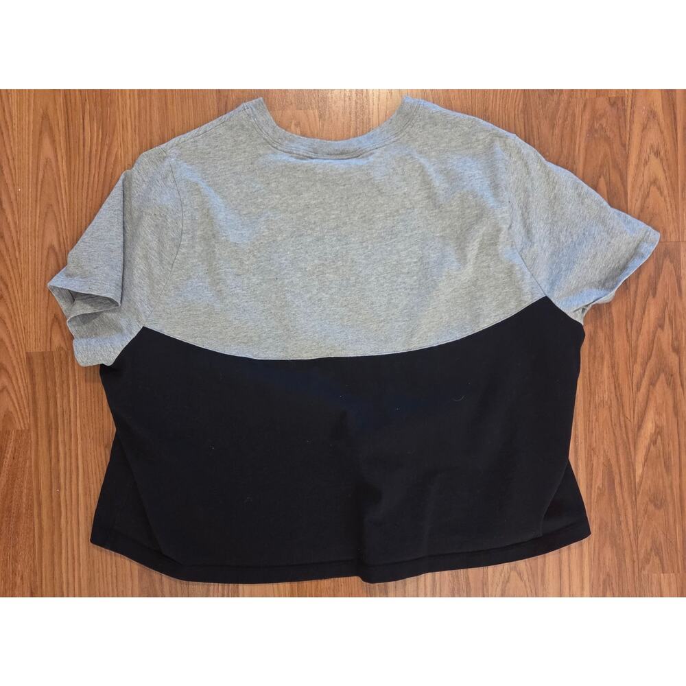 Nike Crop Top T-Shirts Grey and Black - Women's 2XL - Picture 4 of 8
